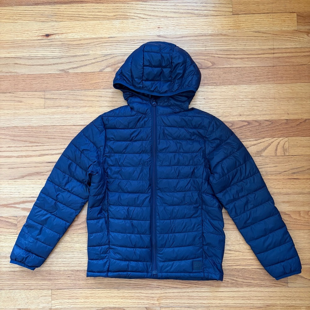 Kids Blue Puffer Jacket